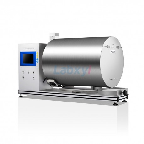 Aerosol spray enclosed space tester